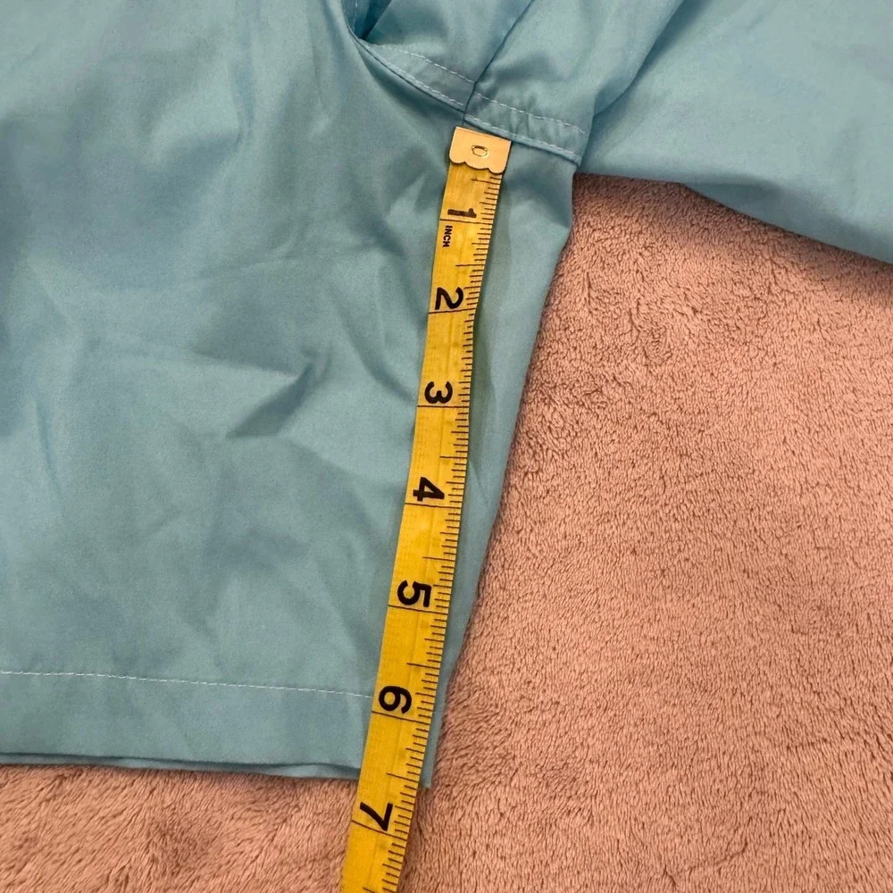 Buc-ee's Funky Aqua Swim Trunks Beaver Logo‎ Coastal Lake Beach 6.5